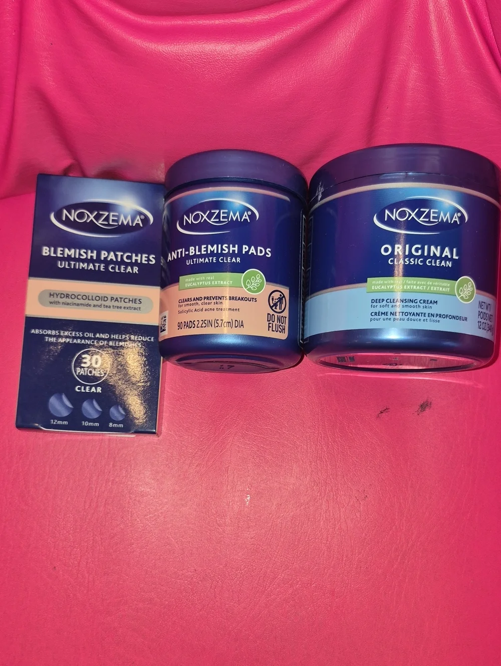 Original Classic Clean Deep Cleansing Cream & Anti-Blemish Pads Set - Noxzema Nw